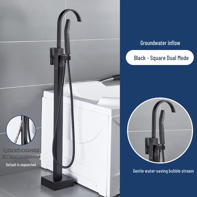 

Handun European Floor-Standing Brass Bathtub & Shower Faucet
