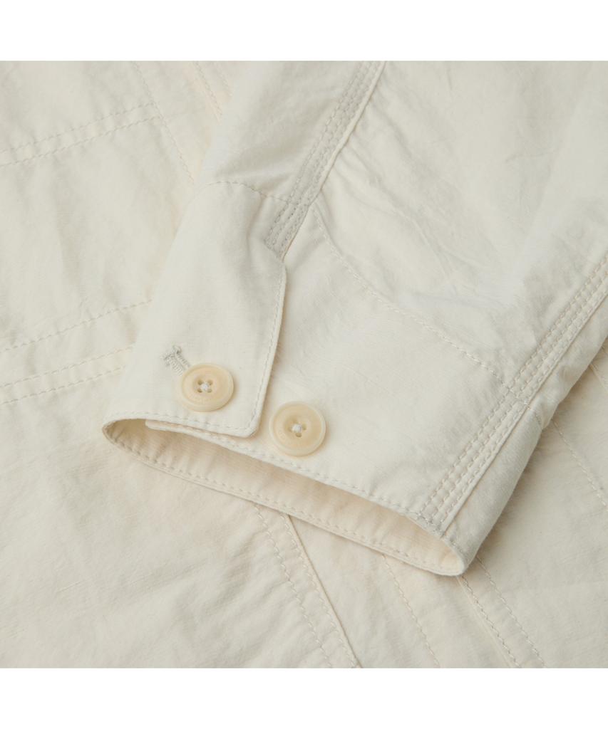 Series (Set Up) Cotton Linen Garment Washed Chore Oversized Jacket Sajam26532Ivx