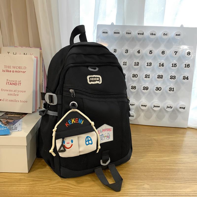 

Внешний одинарный школьный портфель Ученицы младших классов средней школы уменьшают нагрузку Высококлассные студенты колледжей Ученики старших классов Начальная школа чёрный