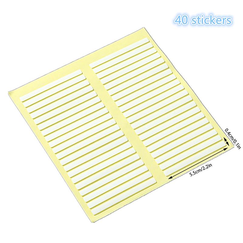 

24/40 шт. прозрачная клейкая лента для ногтей, подставка для демонстрации накладных ногтей, клейкие наклейки, двухсторонние наклеенные инструменты для демонстрации практики маникюра белый