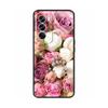 For OPPO Reno 12 5G Case Flower Painted Soft TPU Silicone Case Cover for Oppo Reno12 Pro Protective Shells On Reno 12Pro Capa