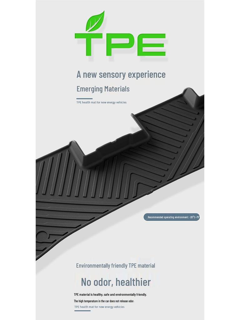 Eco-Friendly TPE Floor & Trunk Mats for 2022-2024 Buick Angke Lang