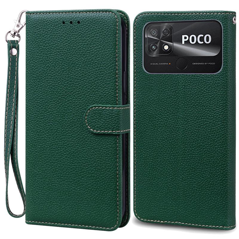 Case C40 Poco Wallet Leather Flip Case For Poco C40 Case Xiaomi Poco C40 C 40 Pococ40 Phone Cover Coque Fundas Etui Shell
