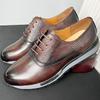 Fashion New men's autumn casual shoes Handmade leather shoes Retro fashion leather shoes high-end outdoor men's shoes zapatos sapat a49