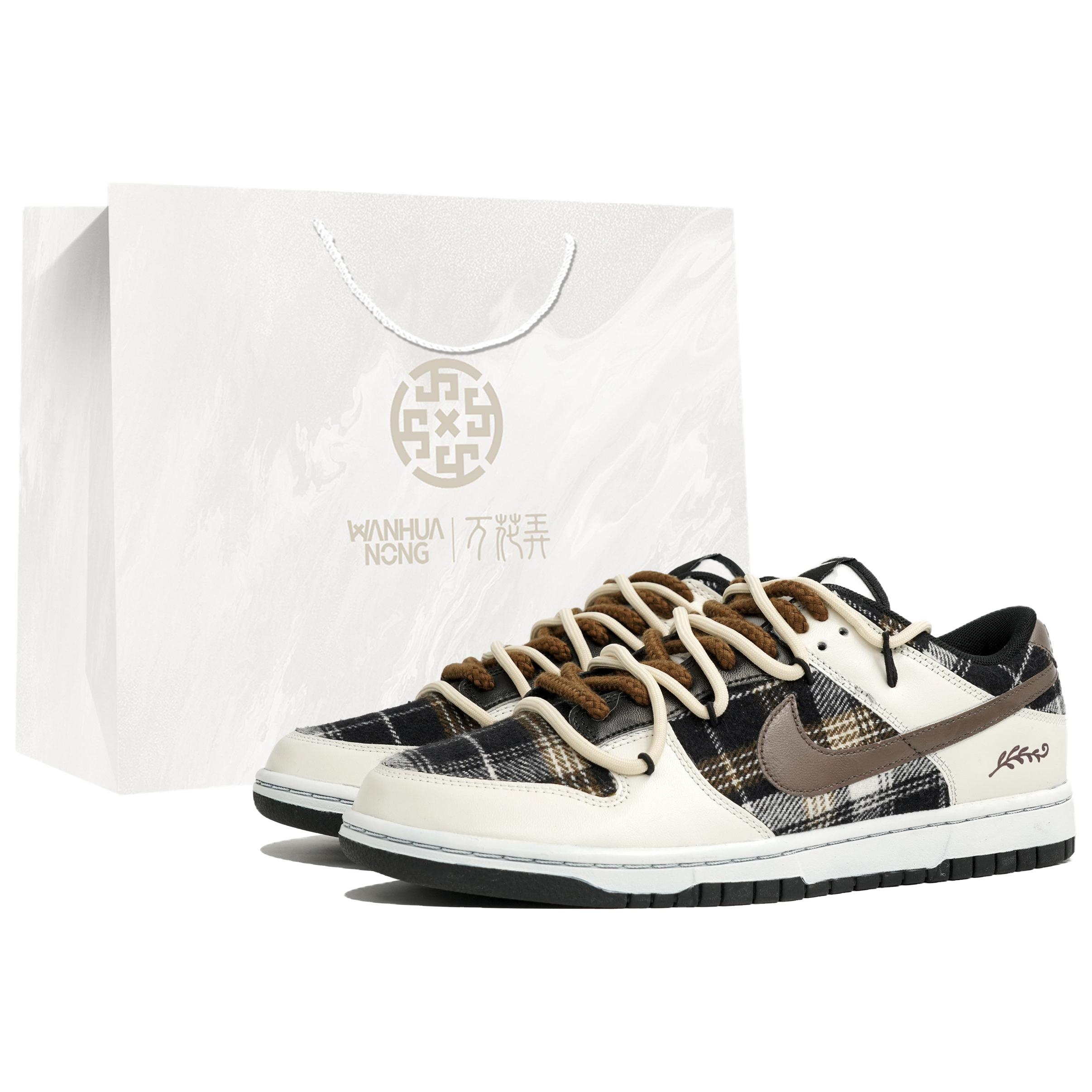 

Nike Dunk Vanity Noodle, Vanilla Cocoa, Shopping Bag Abrasion Resistant Low top Skateboard Shoes Unisex Brown DD1391-100(Team113-S-BOX) 38