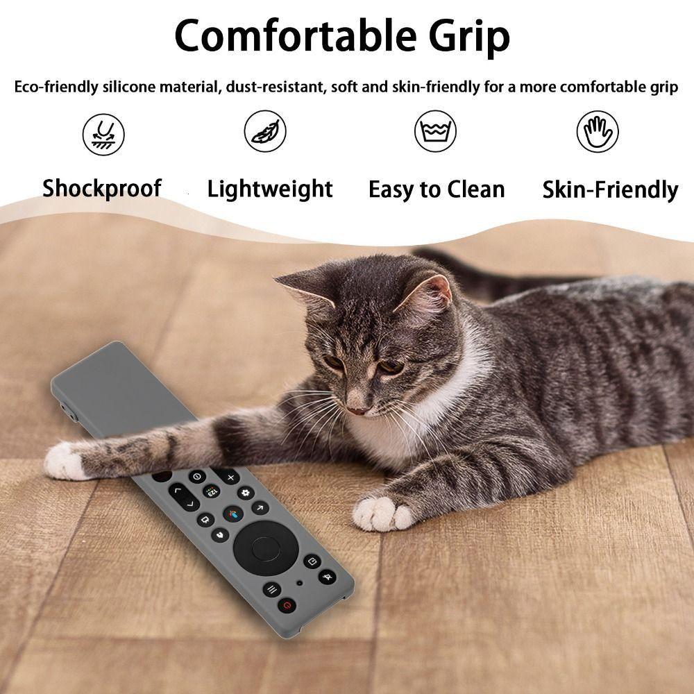 Silicone Protective Case Shockproof Soft Shell Remote Control Sleeve for TCL RC923A/RC813A