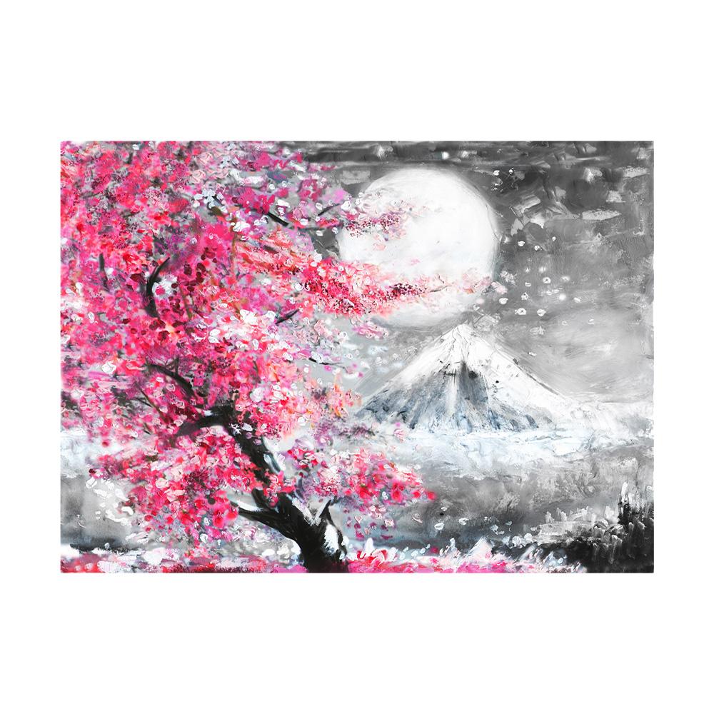 

Японский пейзаж Постер Холст Картина Принт Настенное искусство Картина Бар Кафе Винтаж Домашний Декор Комнаты Эстетическая Фреска Подарок 20x30cm