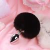 Beginner Mini Rabbit Tail Anal Plug for Women - Small Size Erotic Toy