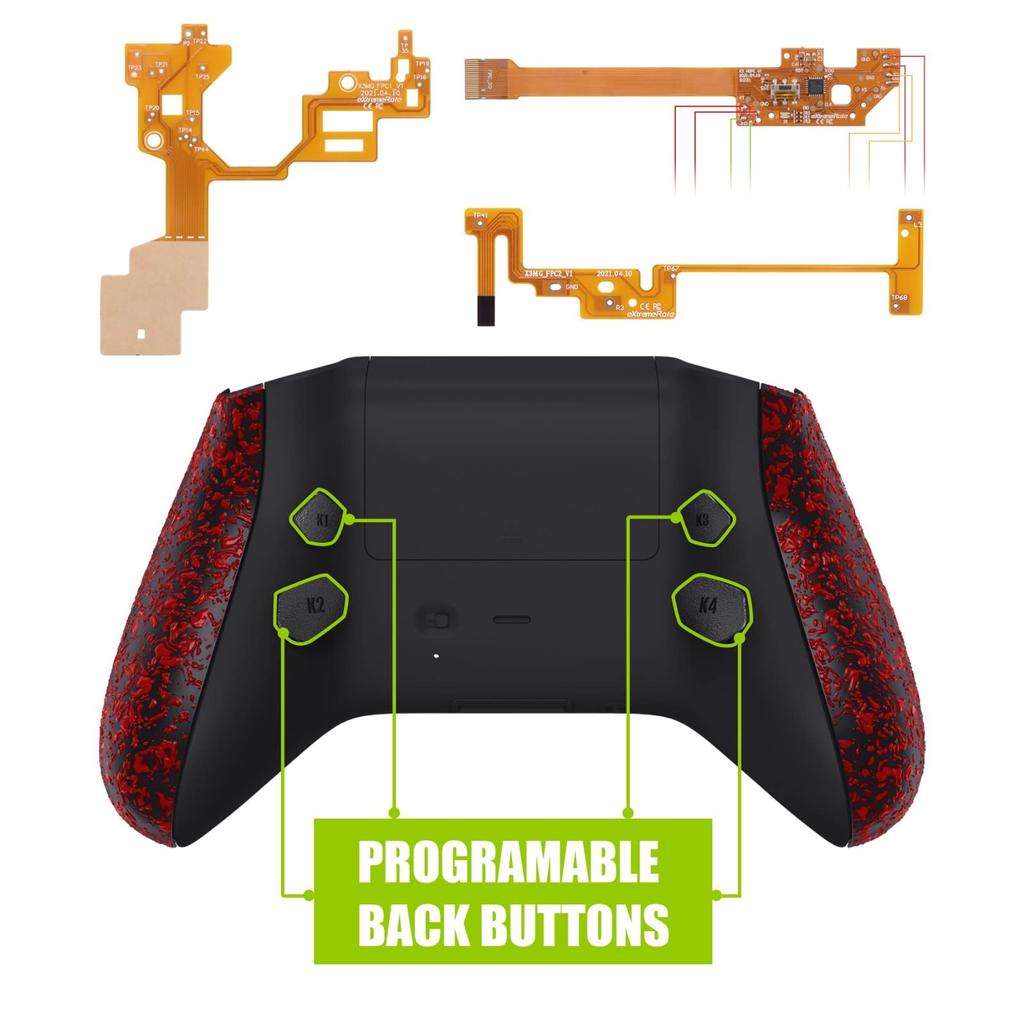 eXtremeRate Programmable Remap Kit for Xbox Series Upgrade Board for Xbox Core Controller with Redesigned Back Side and Rear Buttons X/S Controllers,