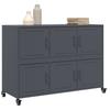 Sideboard Anthracite 100.5 X 39 X 72 Cm Steel