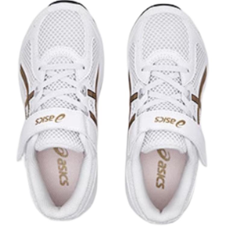 Asics Running Kids Lightweight Breathable Sports Casual Comfortable Versatile Low-Top Running Shoes Kids sneaker White 1014A377-100