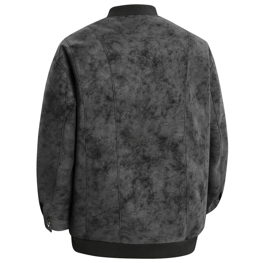 American Vintage Lapel Leather Jacket Large Size Leather Jacket American Vintage Jacket