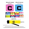 Wow Custom Captain C Armband Velcro Kids' Team Badge for Football Match Training