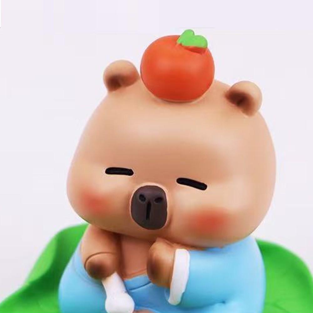 Desk Decor Capybara Phone Holder Figure Model Capybara Cell Phone Bracket  Small Gifts