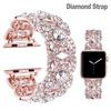 Cinturino con Diamanti per Apple Watch Ultra 49mm Braccialetto Metallico Bling iWatch Serie 8 7 6 SE 5 4 3 38mm 40mm 42mm 44mm 41mm 45mm
