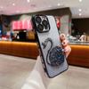 Gradient Diamond Swan Holder Case For iPhone 17 Air 16 15 ProMax 14 13 12 Pro Max Plus 11 Glitter Quicksand Silicone Soft Cover