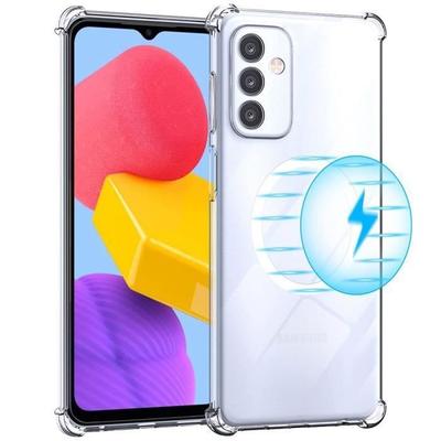 Case for Samsung Galaxy M13 - BOOLING - Metal Circle Shockproof - Transparent - Flexible - Silicone