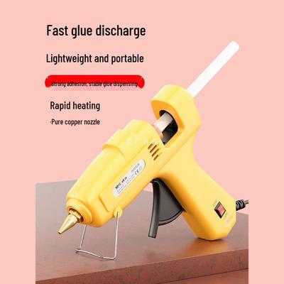 High Viscosity Hot Melt Glue Gun with 7-11mm Sticks for Kids' Crafts and Household Use