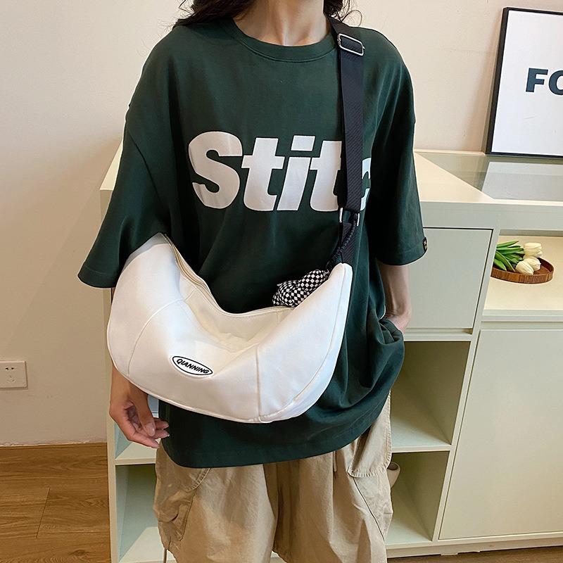 Niche Fresh Women Bag Campus Fashion Versatile Large Capacity Dumpling Bag Spring New Shoulder Crossbody Bag