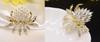 Crystal zircon flower brooch Luxury diamond flower corsage Gift for women for entrance Comes with a gift case weddings, graduations, ceremonies,