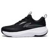 Li Ning Soft Go Cushioning Slip Resistant Abrasion Resistant Breathable Low Top Casual Shoes Women's Black AGLT180-1