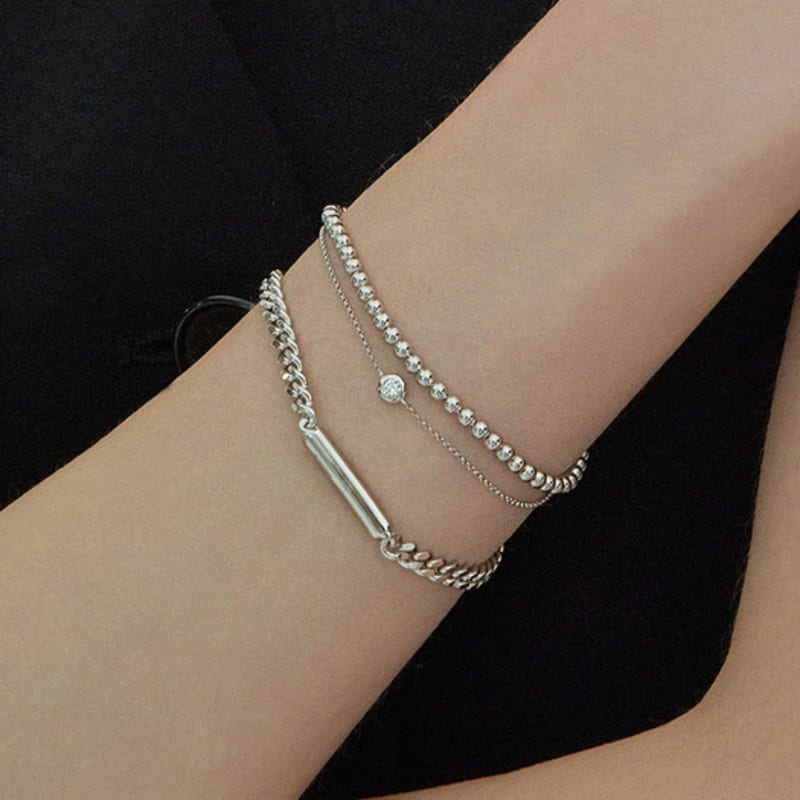 

J.ESTINA UNIS Ball Chain Bracelet (JJUNBQ4BS505SW7S0) single type