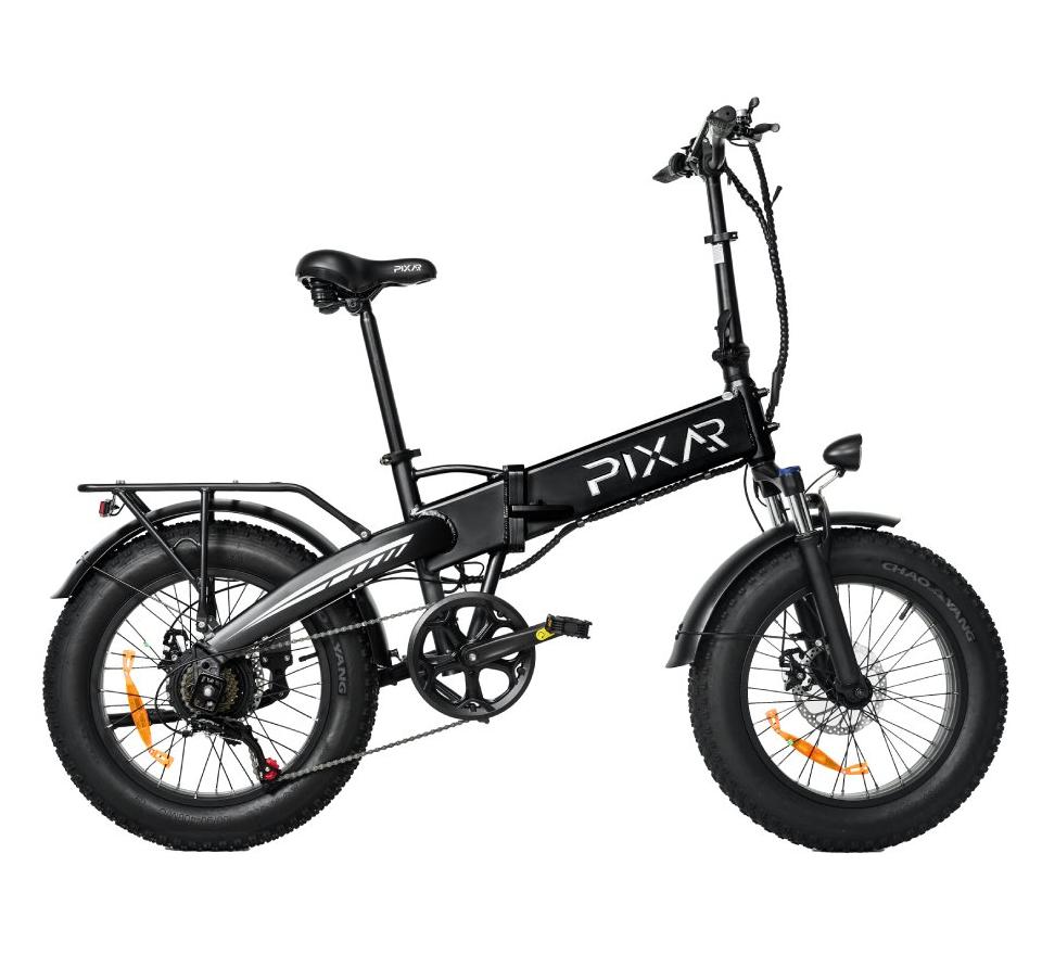 PIXAR Star City Commuting Folding Electric Bicycle 48V15Ah Battery 500W Motor 20 Inch Fat Tires 120kg Load 45-55km Range E-Bike