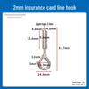 Stainless Steel Adjustable Wire Sling Hook for Art Exhibition Hanging