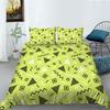Abstract Geometric Pattern Digital Printing Quilt Cover Pillowcase Two Three Piece Set Polyester