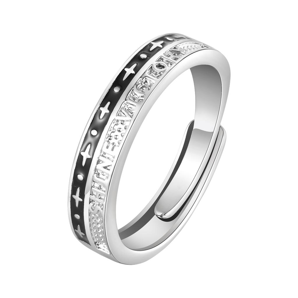 Thin Ring for Men Boys,Adjustable Free Open Metal Ring,Minimalist Casual Jewelry Gifts