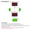 DC 100V 10A 0.56 Inch Mini Red Green Blue LED Display Panel Voltage Meter Voltmeter Home Use Voltage 3 Three Digital