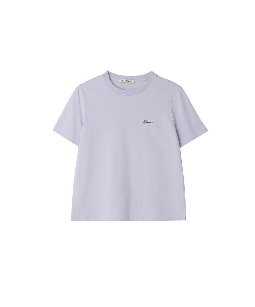 Iteoneolmomeonteu Essential Round Tee - Violet