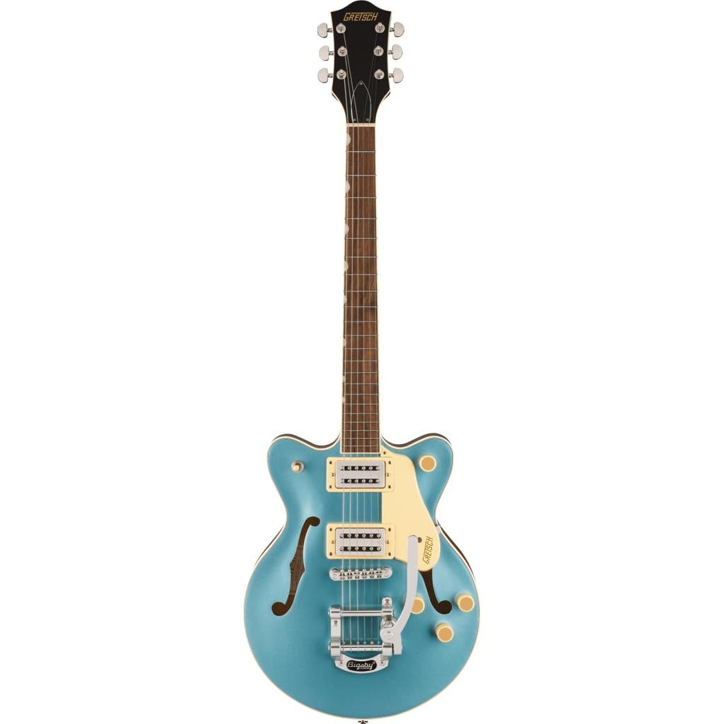 GRETSCH G2655T Streamliner Center Block with Bigsby Laurel Arctic Blue / Jr. Double-Cut Fingerboard,