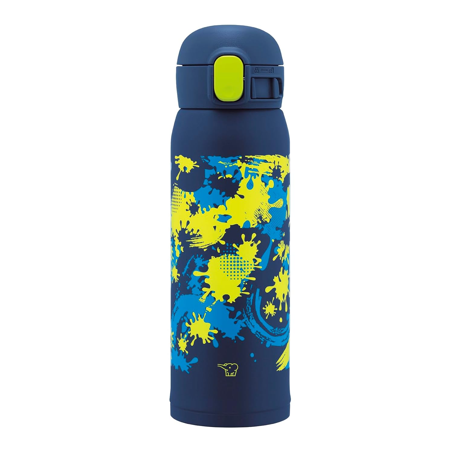 Zojirushi stainless steel mug children 480ml one-touch type seamless lid only 3 points maintenance navy SM-WM48-AD