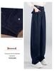 Women's High-Waist Curved Knife Pants - Spring/Autumn 2026, Slimming, Versatile, Straight-Leg, Niche Design.