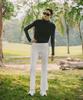 OBER GOLF Summer Boat Neck Knit (Black)