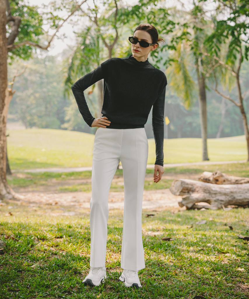 OBER GOLF Summer Boat Neck Knit (Black)