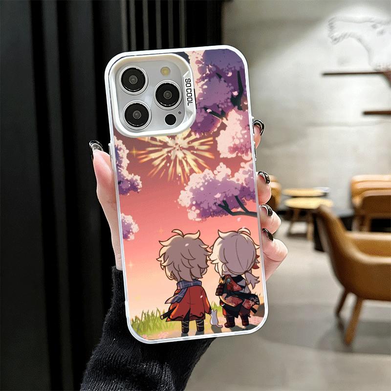 

Genshin Impact Kazuha Shockproof Phone Case for iPhone 17 Air 16 16E 15 Pro Max 14 Plus 13 Mini 12 Back Cover Anti Fall Fundas iPhone 17 Air