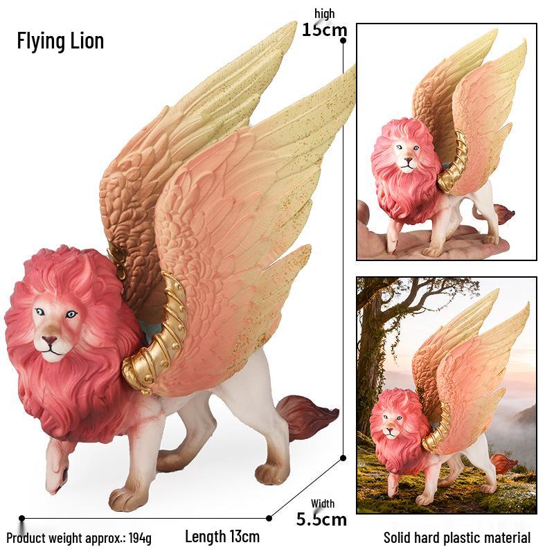 European Mythical Pegasus Unicorn Toy Model: Elf, Mythical Creature, Magic Beast 