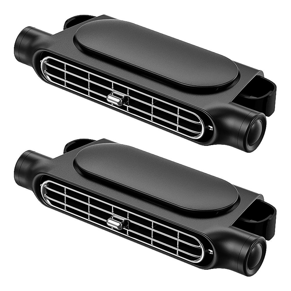 Car Headrest Cooling Air Fan 3 Speeds Adjustable Car Interior Rear Headrest Fan Cooler Air Cooling Fan Summer Car Accessories