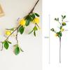 Lifelike Artificial Lemon Branches Fake Lemon Twigs for Home Wedding Party Floral Arrangements Realistic Faux Flowers