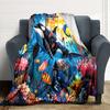 Ocean Life Adventure Blanket Soft Throw Blanket For Home Bedroom Bed Sofa Travel Office Solid Christmas Blanket