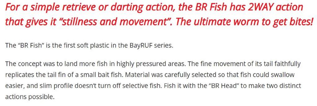 Duo Soft Lure Bay Ruf BR Fish 3.3 Inch F107 (8783)