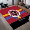 Tappeto Quadrato con Fantasia a Quadri AC Sparta Praha, Tappeto da Area, Tappeto per Soggiorno Camera da Letto Divano Stanza dei Giochi Decorazione, Tappetino Antiscivolo