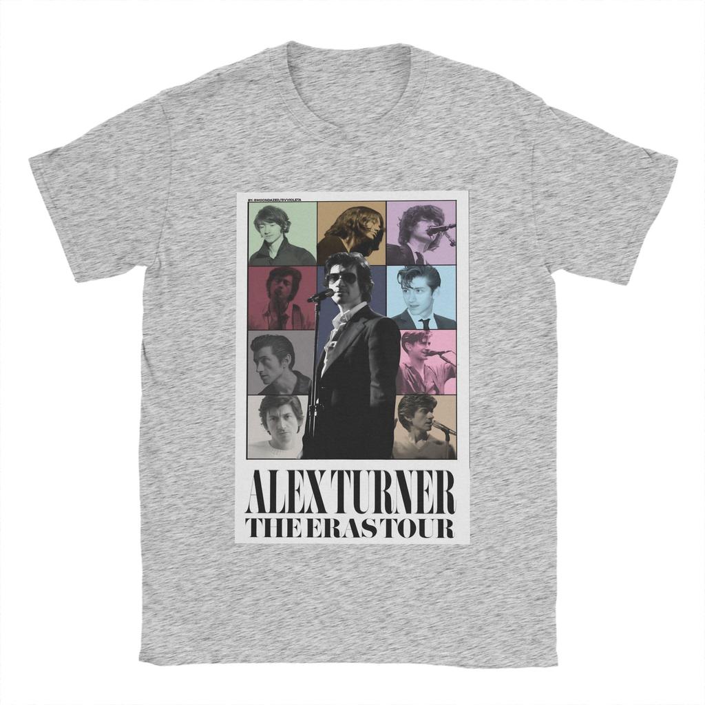 Funny Alex Turner Arctic Monkeys Rock Band  T-Shirts Men Crew Neck Pure Cotton T Shirt  Short Sleeve Tees New Arrival Tops