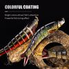 3pcs In One Pack 8-Segments Fishing Lure Bionic Fake Bait Set Long Casting Slow Sinking 13.5cm 20g Realistic Hard Bait