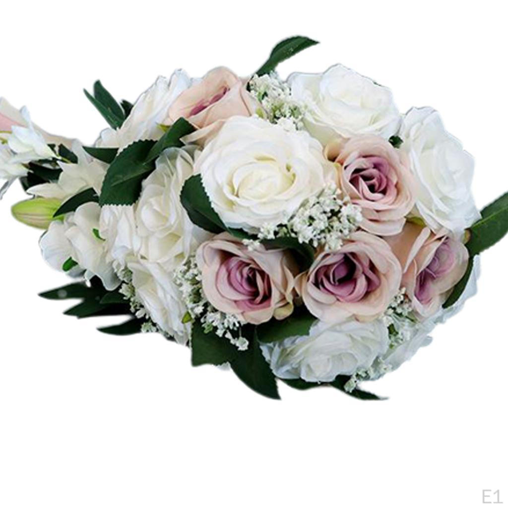 Silk Floral Bouquet for Weddings