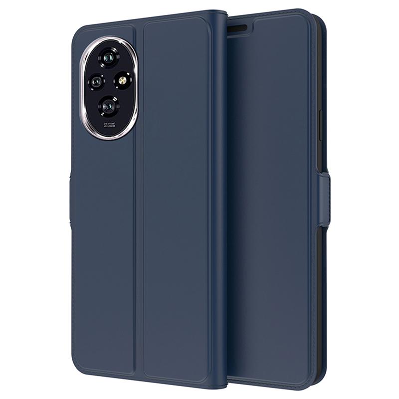 For Honor 200 Pro 5G Case Leather Phone Cover Stand Magnetic Clasp Shockproof