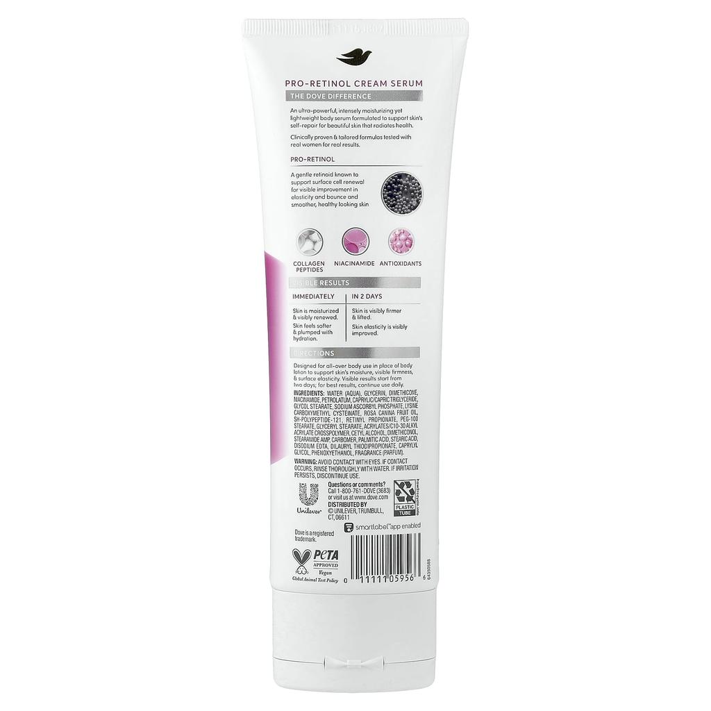 Dove, Body Cream Serum, Pro-Retinol + Firming, 8 fl oz