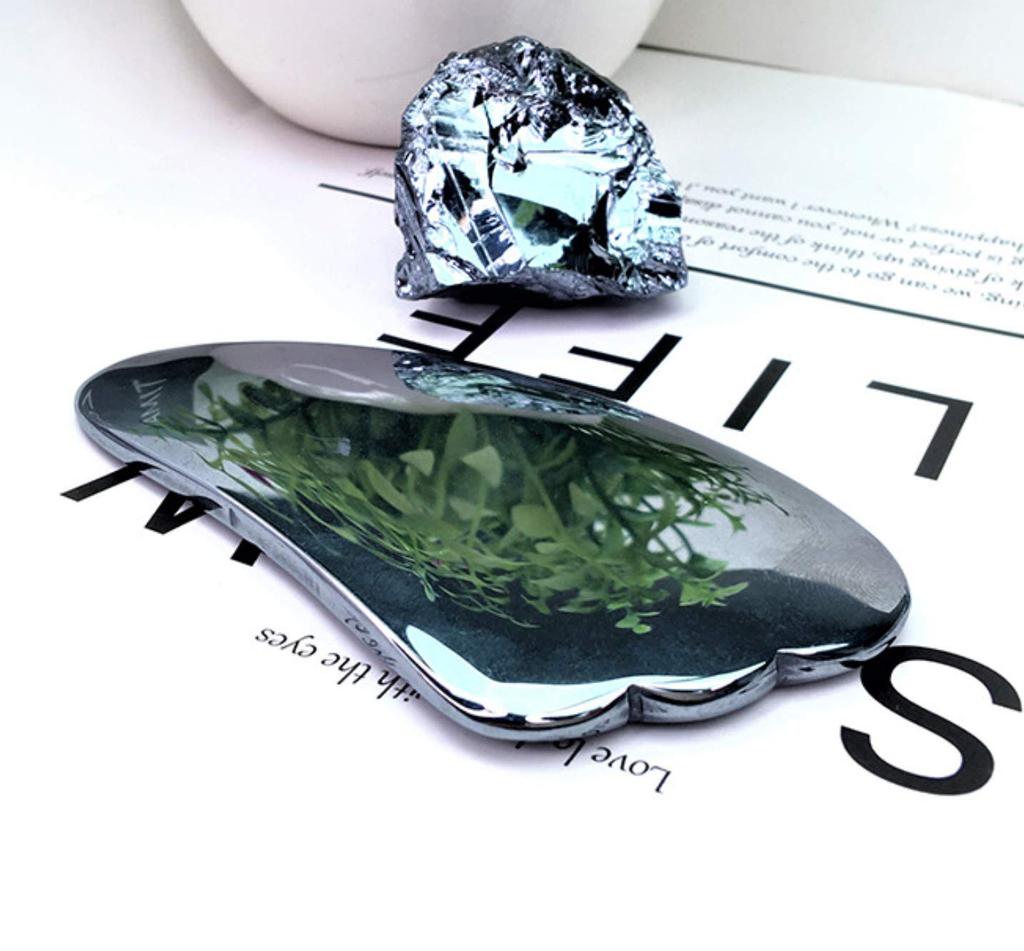 Lady Lazy Terahertz Ore Kassa Feather Shape 98mm Plate Power Stone Natural Stone Genuine [Lady Lazy]